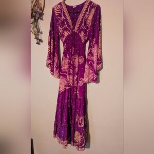 Bouboulina Topanga Bell Sleeve Dress